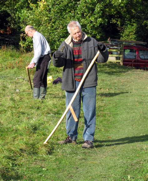 Churchyard Scything With Austrian Scythes And Manual Baling