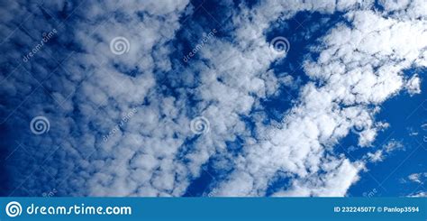 White Clouds Floating In The Sky Stock Image Image Of Beautiful
