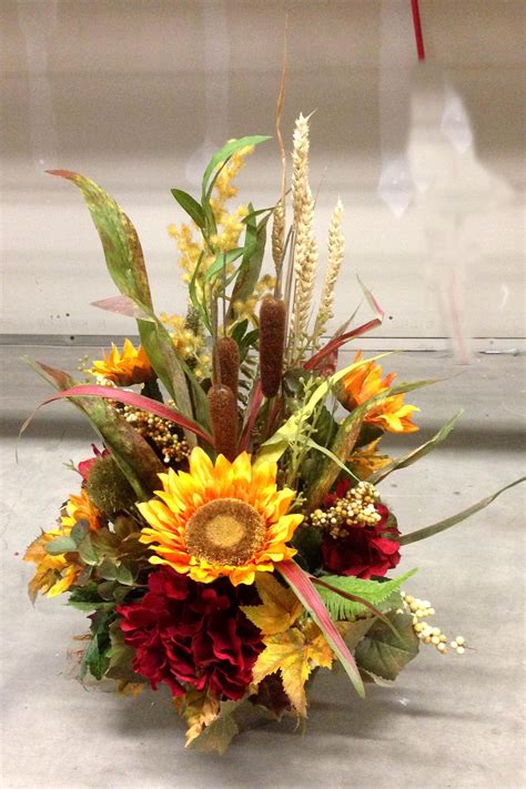 Fall Flower Arrangements With Sunflowers Idalias Salon