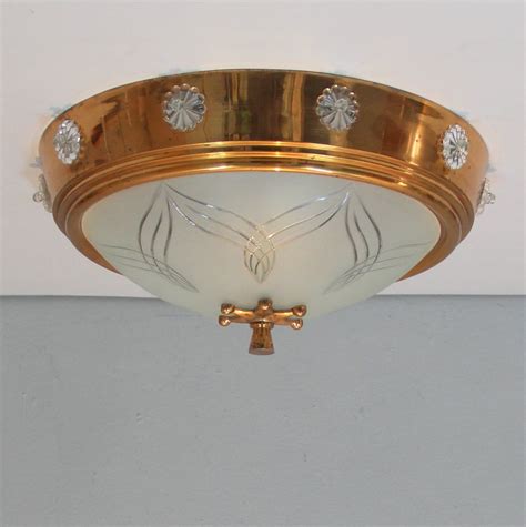 Delivering products from abroad is always free, however, your parcel may be subject to vat, customs duties or other taxes, depending on laws of the country you live in. Art Deco Ceiling Light, 1940s for sale at Pamono