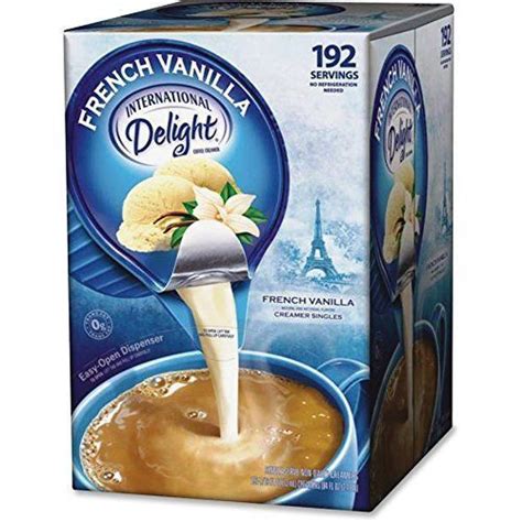 For over thirty years, international delight has been making the world a tastier place, one cup of coffee at a time. International Delight French Vanilla Single Creamers (192 ...