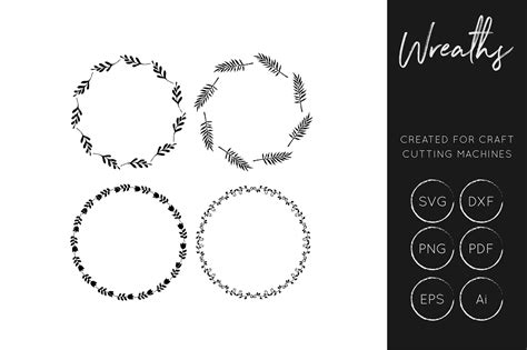 Free Wreath Svg Cut File Free Svg Cut Files Create Your Diy Projects