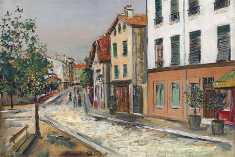 Maurice Utrillo 1883 1955 Rue Du Xiiie