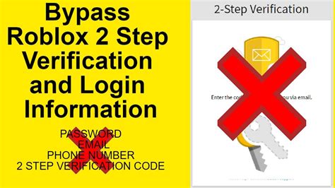 How To Bypass Roblox 2 Step Verification And Login Information Roblox
