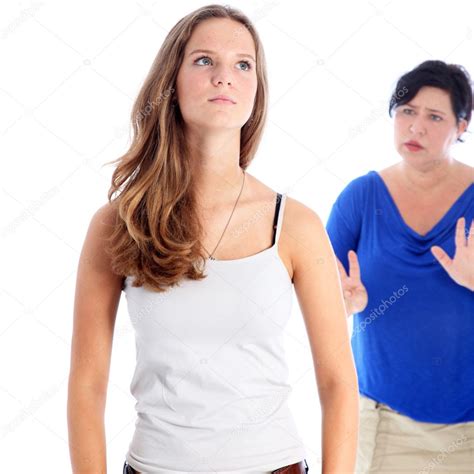 Mother Arguing With Her Daughter Stock Photo Farina