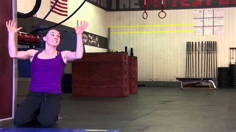 Crossfit The Kipping Handstand Push Up With Laurie Galassi Youtube