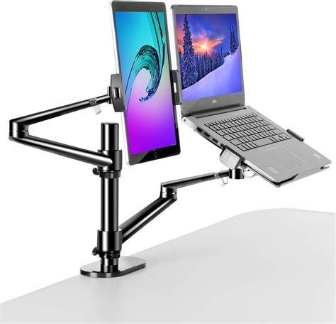 Magichold 3 In 1 Laptop And Monitor Tablet Mount Stand Desk Arm Stand