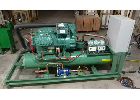 Bitzer Water Cooled Compressor Condenser Unit Refrigeration Equipment