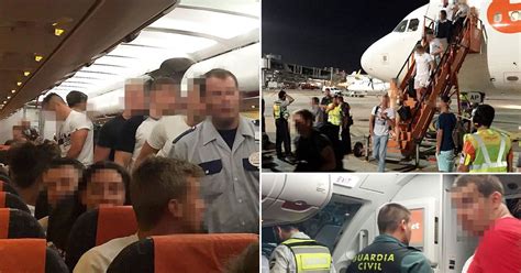Drunk And Abusive Brits Led Off Easyjet Flight To Ibiza By Police After Complaining About One