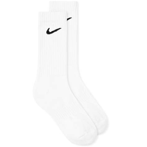 Nike Cotton Cushion Crew Sock 3 Pack White And Black End Sporty Outfits Daily Outfits White