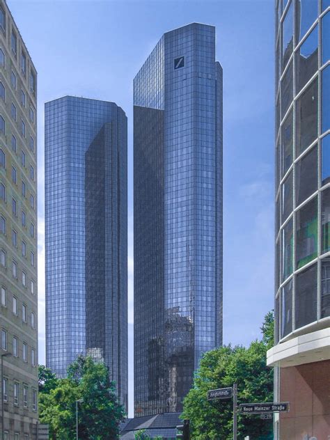 Deutsche Bank Frankfurt Am Main City Foto And Bild Architektur