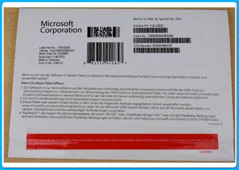 Activation Online Microsoft Windows 10 Pro Software 64 Bit Oem Pack Dvd