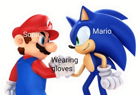 Mario And Sonic Kissing Meme