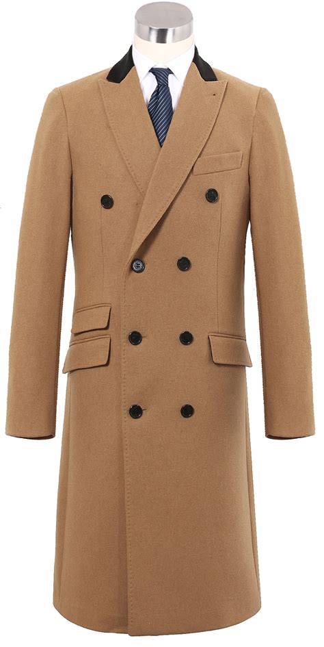 33 items on sale from $73. Mens Double Breasted Camel Long Overcoat Cashmere & Wool ...