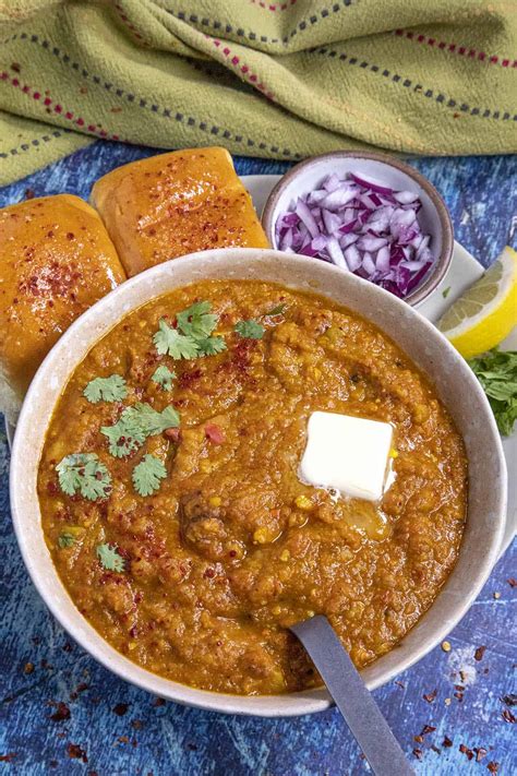 Pav Bhaji Recipe Spicy Vegetable Curry Chili Pepper Madness