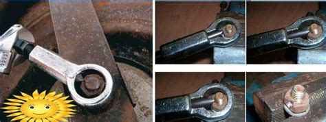 To be more precise, an air hammer. How to remove a stuck or rusted bolt or nut