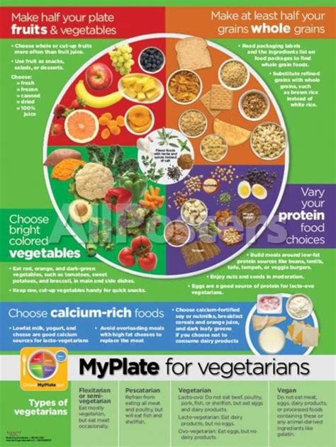 With little meal planning during weekends. My Plate for Vegetarians Poster Prints in 2020 ...
