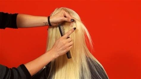 So what are you waiting. How to Cut Layers into Human Hair Extensions Tutorial ...