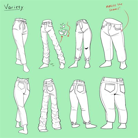 How To Draw Jeans From The Back Canvas Canvaskle