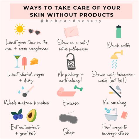 Ways To Take Care Of Your Skin Without Products Skincare Store