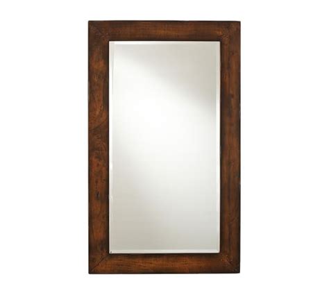 Mirrors are known for their decorative features. Benchwright Floor Mirror | Pottery Barn