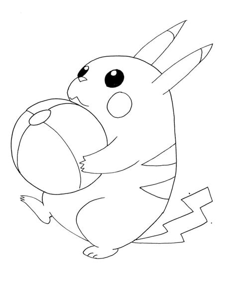 Pikachu Printable Coloring Page Download Print Or Color Online For Free