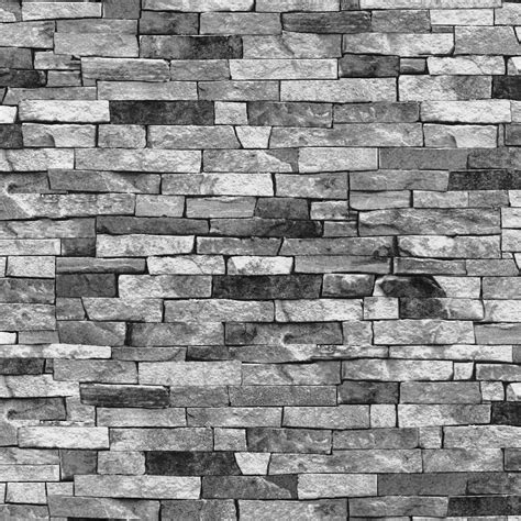 Slate Stone Wall Effect Wallpapers Modern Feature Wall