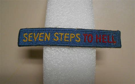 Original Seven Steps To Hell 7th Army Tab Patch 3883770693