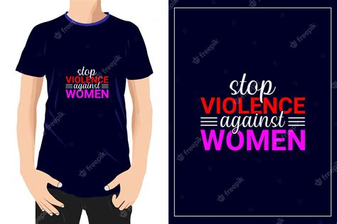 Detener La Violencia Contra La Mujer Diseño Vector Premium Vector Premium