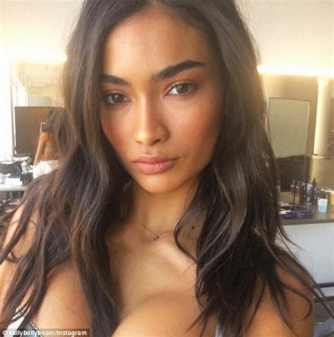 Kelly Gale Flaunts Her Ample Cleavage At Victorias Secret Photo Shoot
