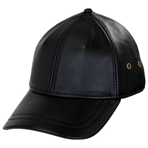 Stetson Timber Leather Adjustable Baseball Cap Blank Baseball Caps