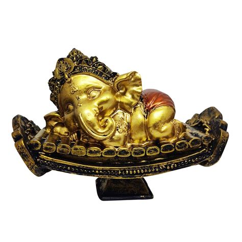 Buy Sawcart Lord Ganesha Ing On Naav Kashti Handicraft Cute Figurines