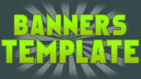 3 Youtube Banner Templates Youtube