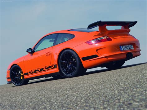 2007 Orange Porsche 911 Gt3 Rs Wallpapers
