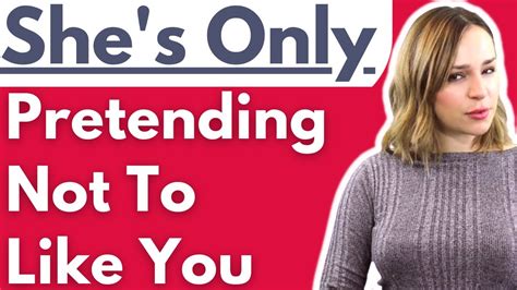 Women Do THIS When Pretending Not To Like A Guy - She Actually Likes
