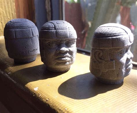 Olmec Head Sculptures