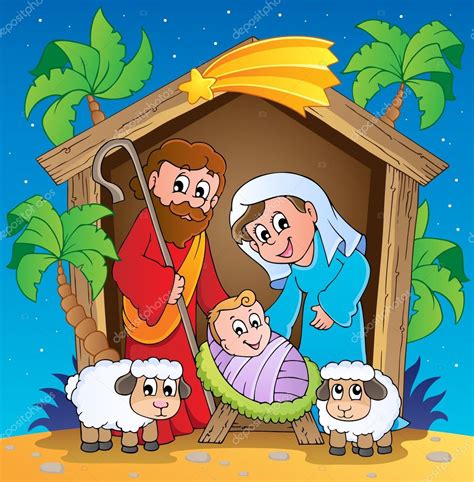 Christmas Nativity Scene 3 Stock Vector Image By ©clairev 14589203