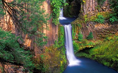 Waterfall Oregon Waterfalls Beautiful Waterfalls Waterfall