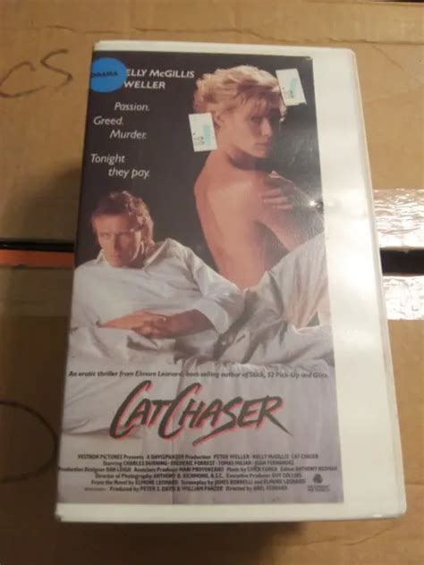 CAT CHASER VHS Kelly McGillis Peter Weller Charles Durning Greed