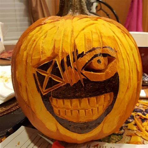 Tokyo Ghoul Pumpkin Carving Halloween Horror South Park Jack O
