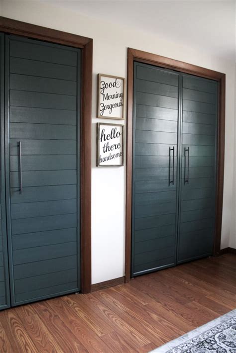Find the quality brands and products you need, when you need them. DIY Bi-Fold Closet Door Makeovers - Bright Green Door