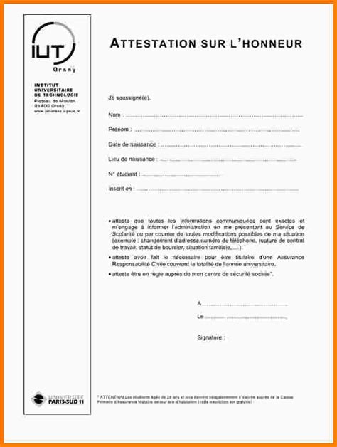 Utilisez gratuitement ce modèle de lettre pour votre courrier. lettre sur l'honneur - Modele de lettre type