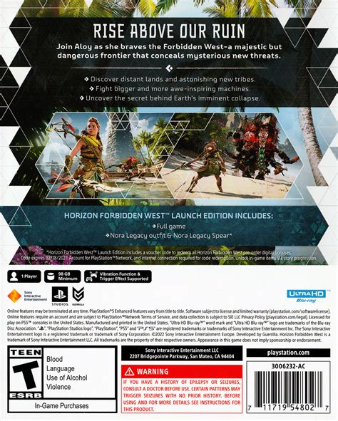 Horizon Forbidden West Box Shot For Playstation 5 Gamefaqs
