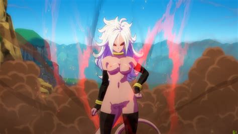 Dragon Ball Fighterz Nude Mod Strips Android 21 Sankaku Complex