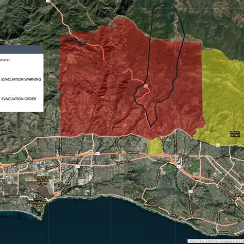 Creek Fire Evacuation Map – Map Of The Usa With State Names