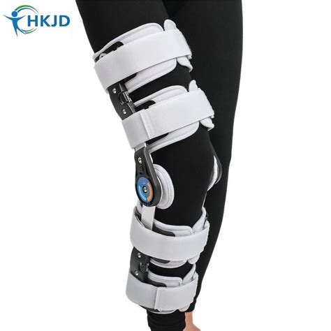 Orthopedic Hinged Rom Adjustable Sports Knee Brace Support Splint