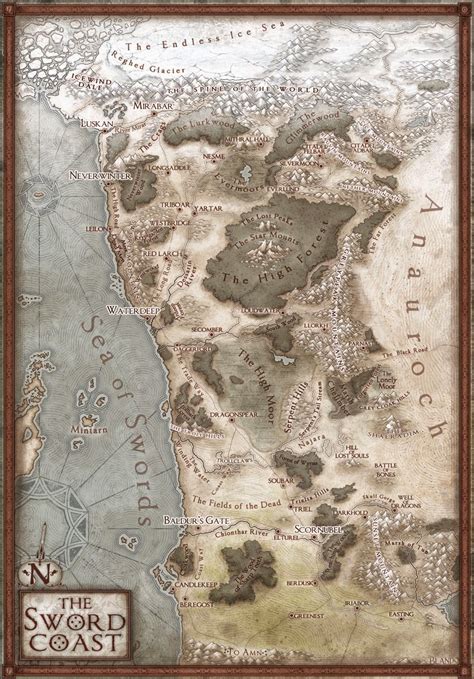 Ilustrações Com Mapas Rpg Map Mapas Medievais