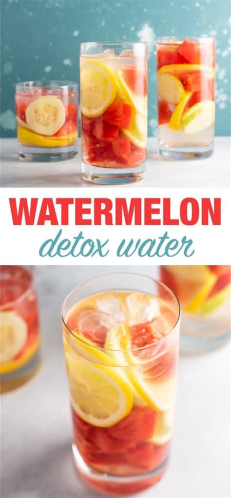 Easy Watermelon Detox Water Recipe Build Your Bite