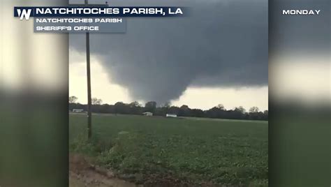 Harrowing Sights Of Tornadoes In Louisiana On Monday