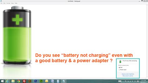Laptop Battery Not Charging In Windows 7 8 81 Xp Vista